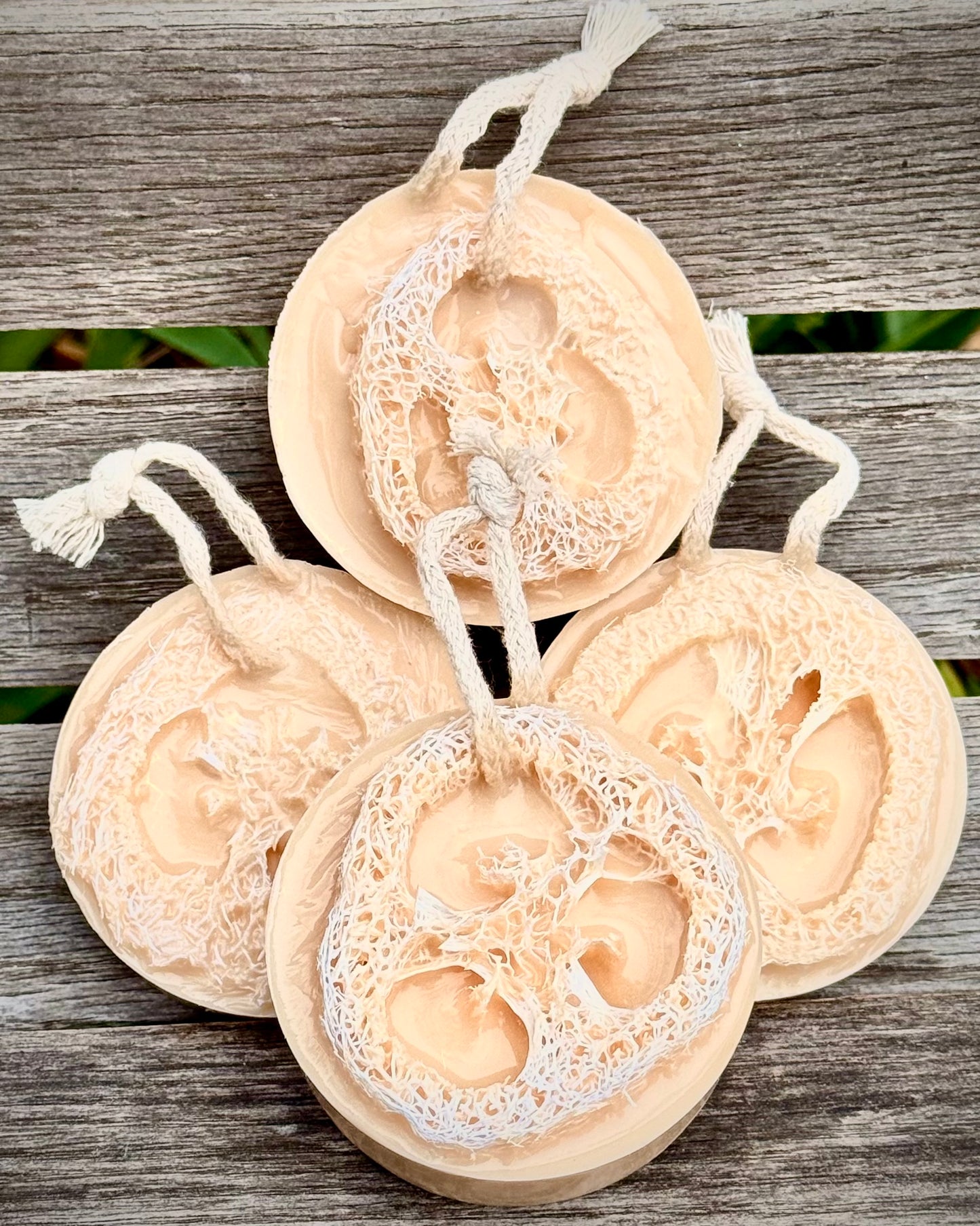 Salted Honey Melt Loofah Soap Bar