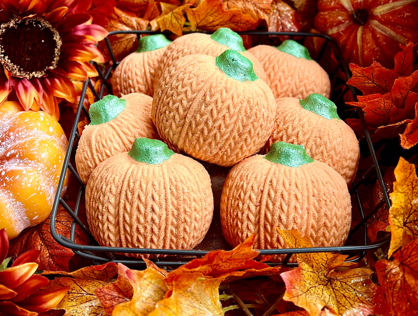 Knitted Pumpkin Delight