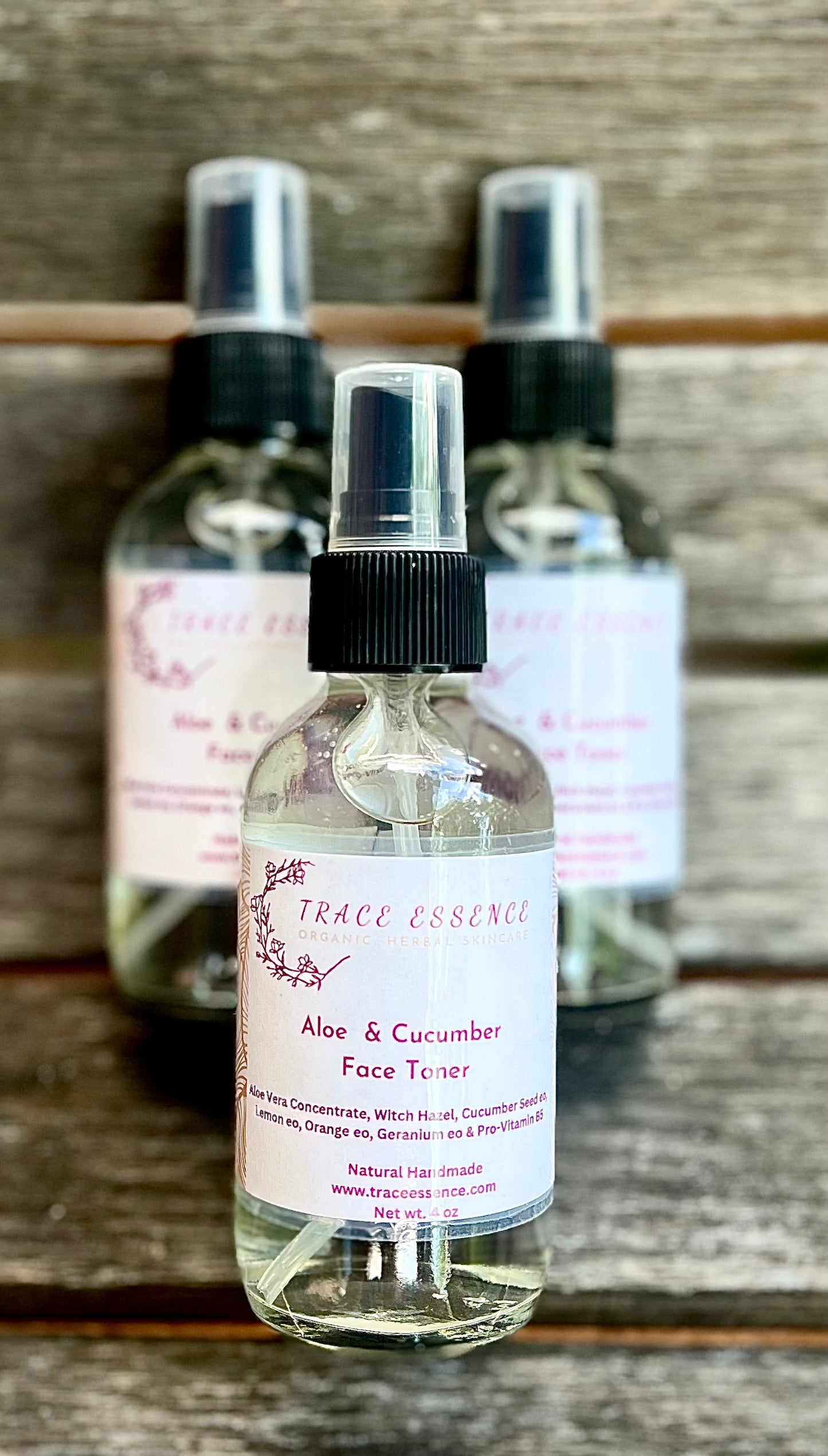 Aloe and Cucumber Facial Toner
