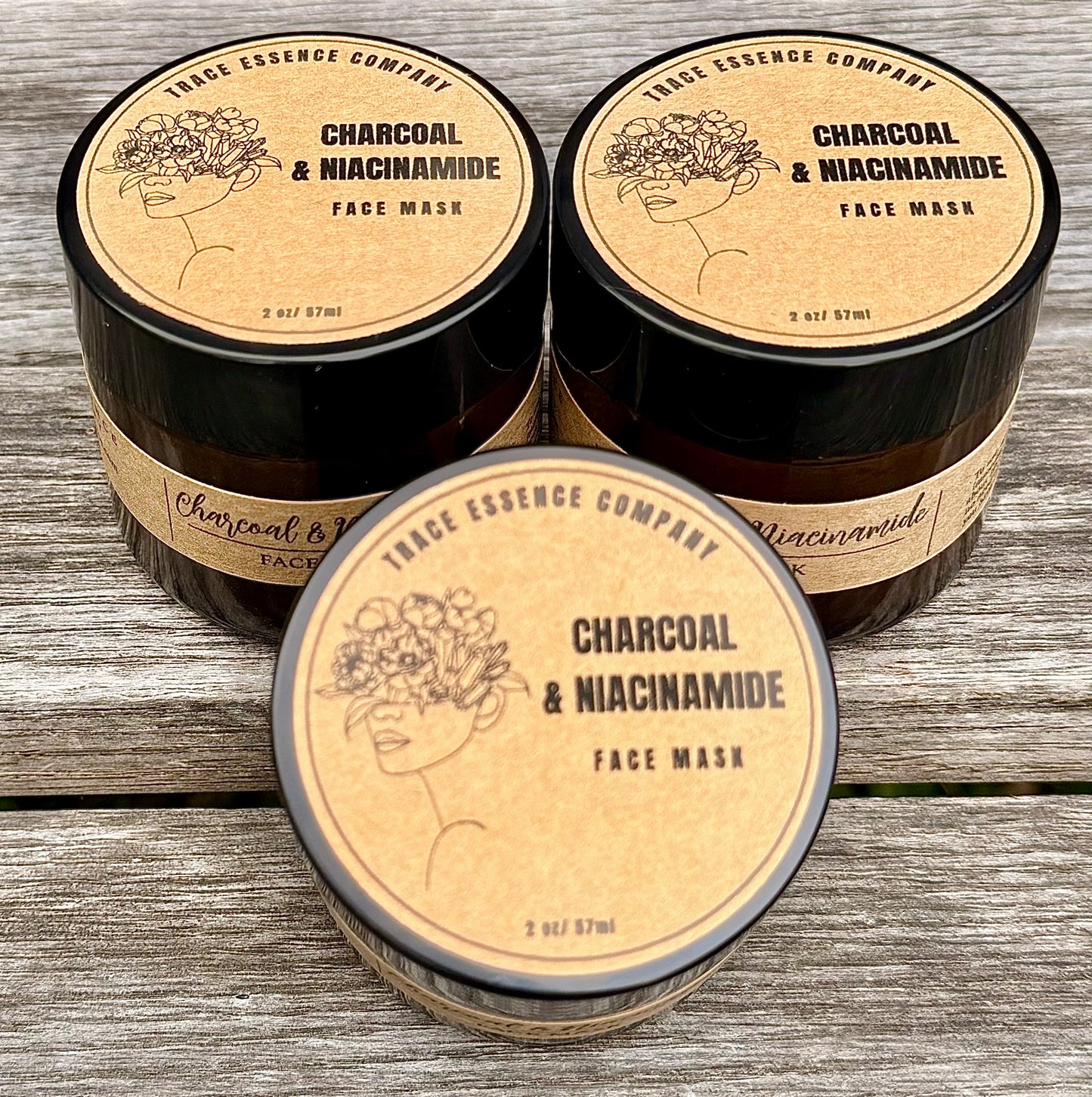 Charcoal and Niacinamide Face Mask