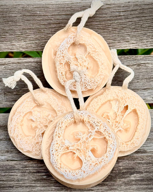 Salted Honey Melt Loofah Soap Bar